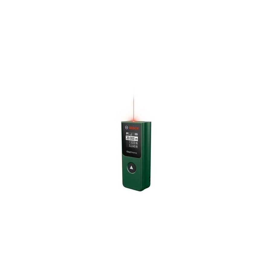 Bosch bricolaje y jardín telémetro láser easydistance 20 verde negro, alcance 20m 0603672az0