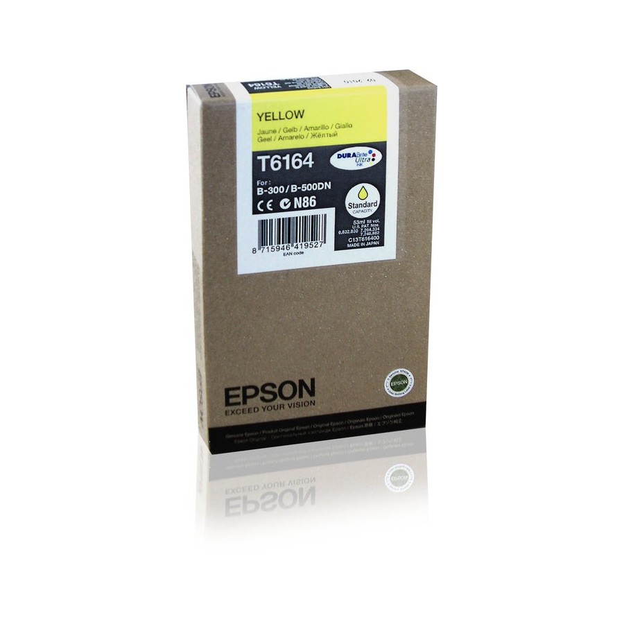Tinta original epson t6164 amarillo
