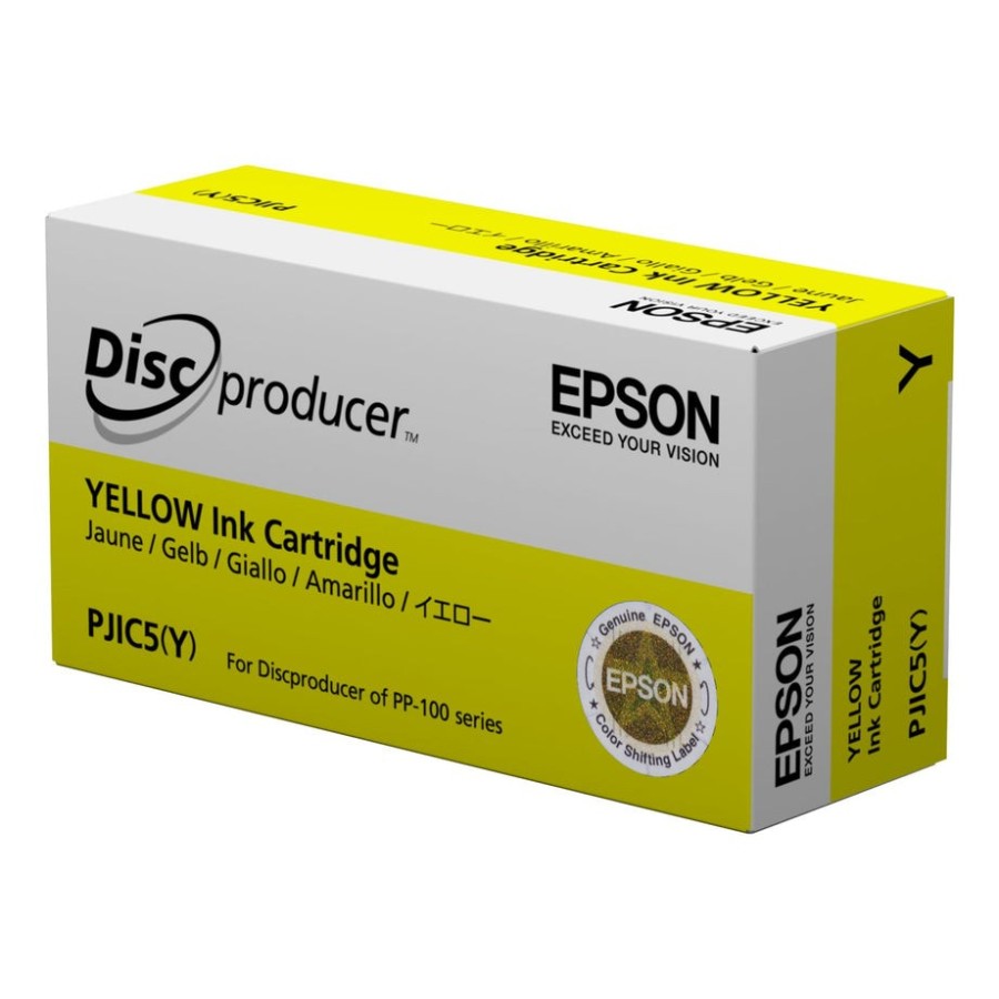 Tinta original epson amarillo discproducer pjic7(y)