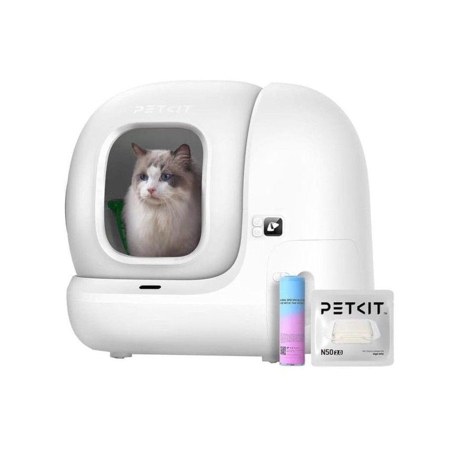 Arenero automático petkit pura max 2 basic kit - con tecnología xsecure - control app - capacidad extragrande
