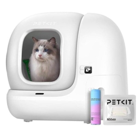 Arenero automático petkit pura max 2 basic kit - con tecnología xsecure - control app - capacidad extragrande