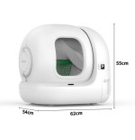Arenero automático petkit pura max 2 basic kit - con tecnología xsecure - control app - capacidad extragrande