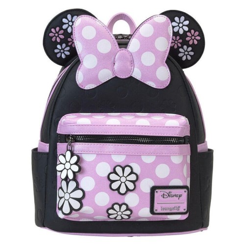 Mochila floral rock the dots minnie disney loungefly