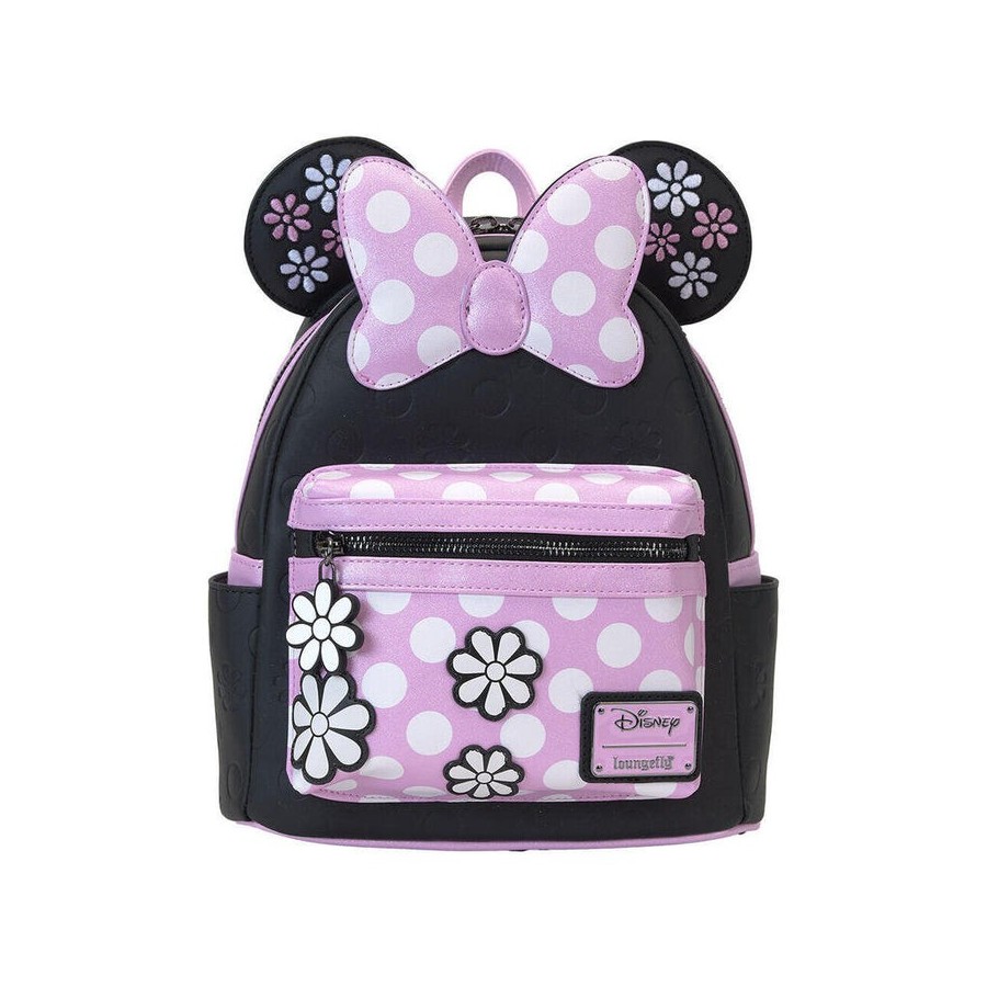 Mochila floral rock the dots minnie disney loungefly