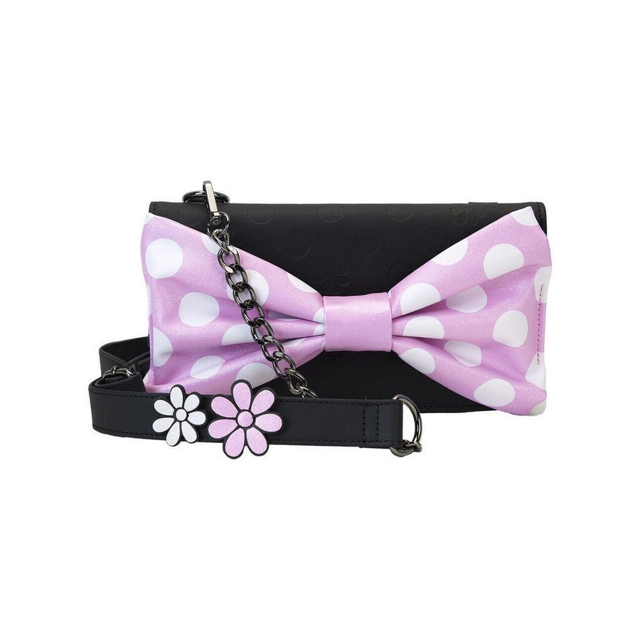 Bolso bandolera floral rock the dots minnie disney loungefly