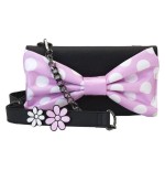 Bolso bandolera floral rock the dots minnie disney loungefly