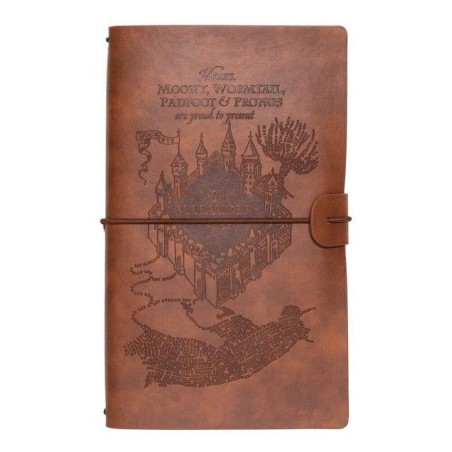 Cuaderno de viaje mapa merodeador harry potter