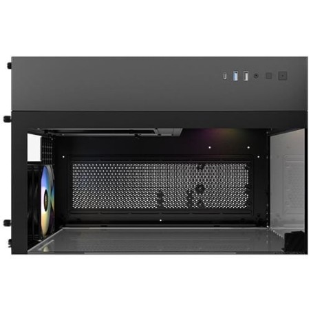 Caja pc antec cx600m trio argb mini tower negro, transparente