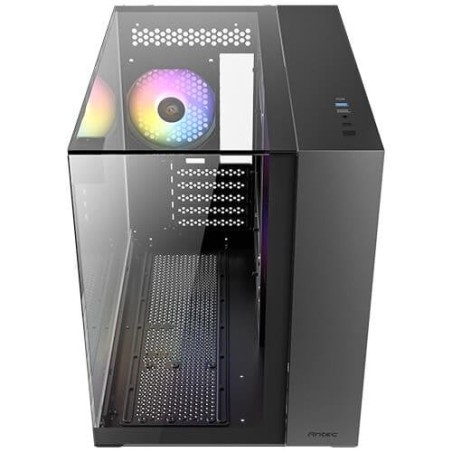Caja pc antec cx600m trio argb mini tower negro, transparente