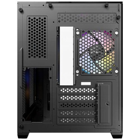 Caja pc antec cx600m trio argb mini tower negro, transparente