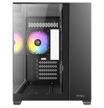 Caja pc antec cx600m trio argb mini tower negro, transparente