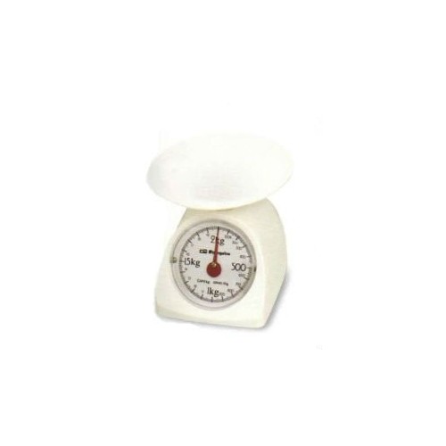 Báscula de cocina orbegozo pc 1015 hasta 2kg blanca