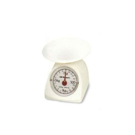 Báscula de cocina orbegozo pc 1015 hasta 2kg blanca