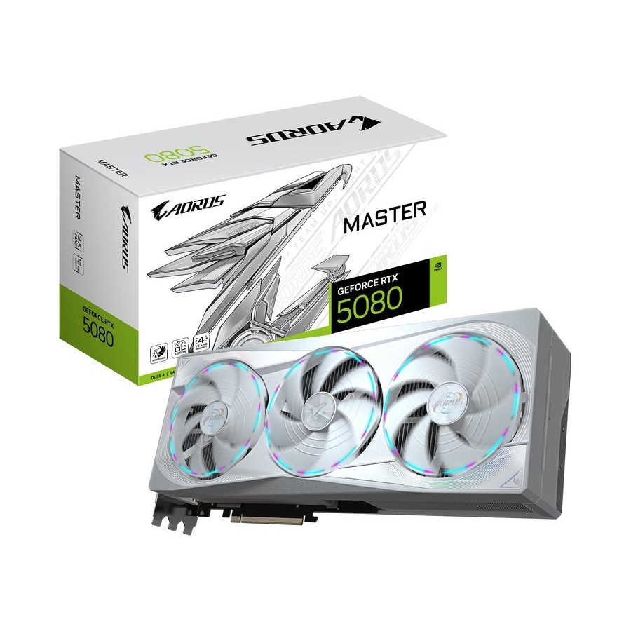 Tarjeta grafica gigabyte rtx 5080 master ice 16gb gddr7