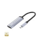 Adaptador usb-c a hdmi 2.1 conceptronic 8k 60hz carcasa aluminio abby23g