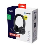 Auriculares inalámbricos trust ayda enc con micrófono negros