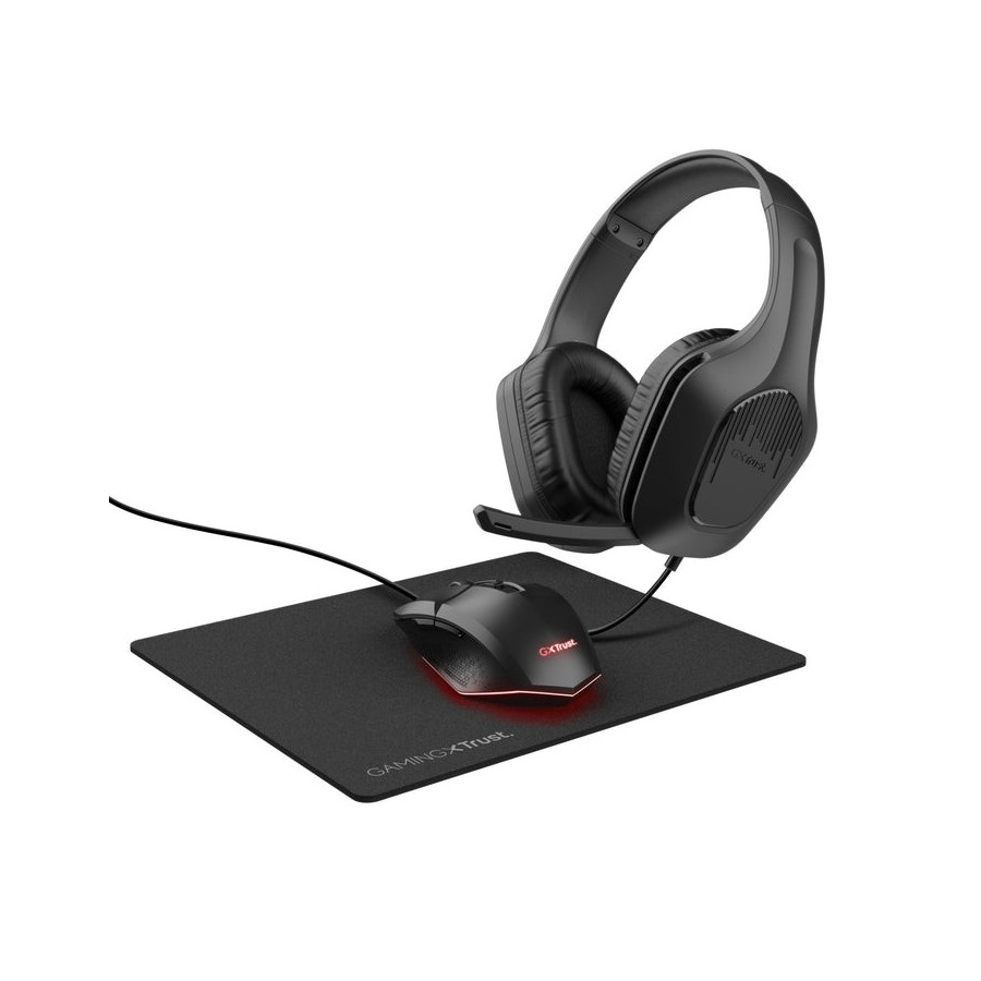 Auriculares trust gxt 790 alámbrico diadema juego negro
