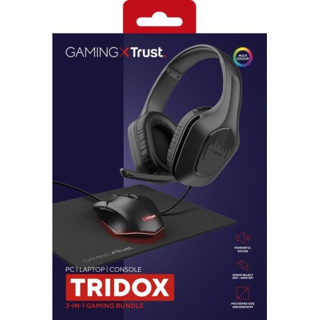 Auriculares trust gxt 790 alámbrico diadema juego negro