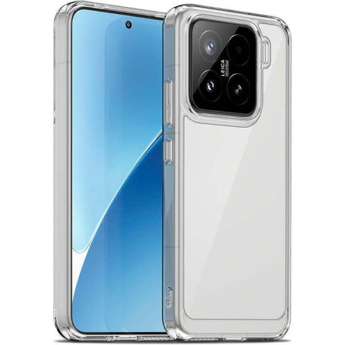 Funda antigolpes premium para xiaomi 15 pro 5g acrílico anti-amarillo transparente