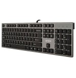 A4tech kv-300h teclado (ingles) usb qwerty negro, gris