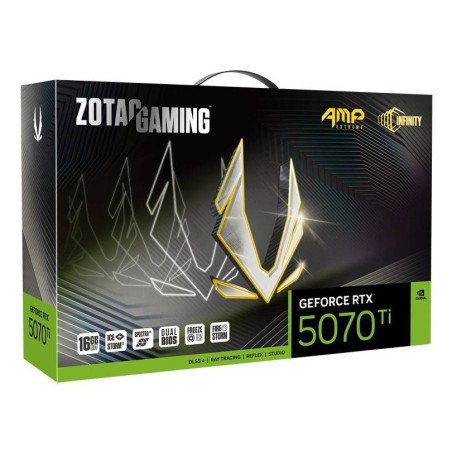Tarjeta grafica zotac gaming geforce rtx 5070 ti amp extreme infinity 16gb gddr7 dlss4 zt-b50710b-10p