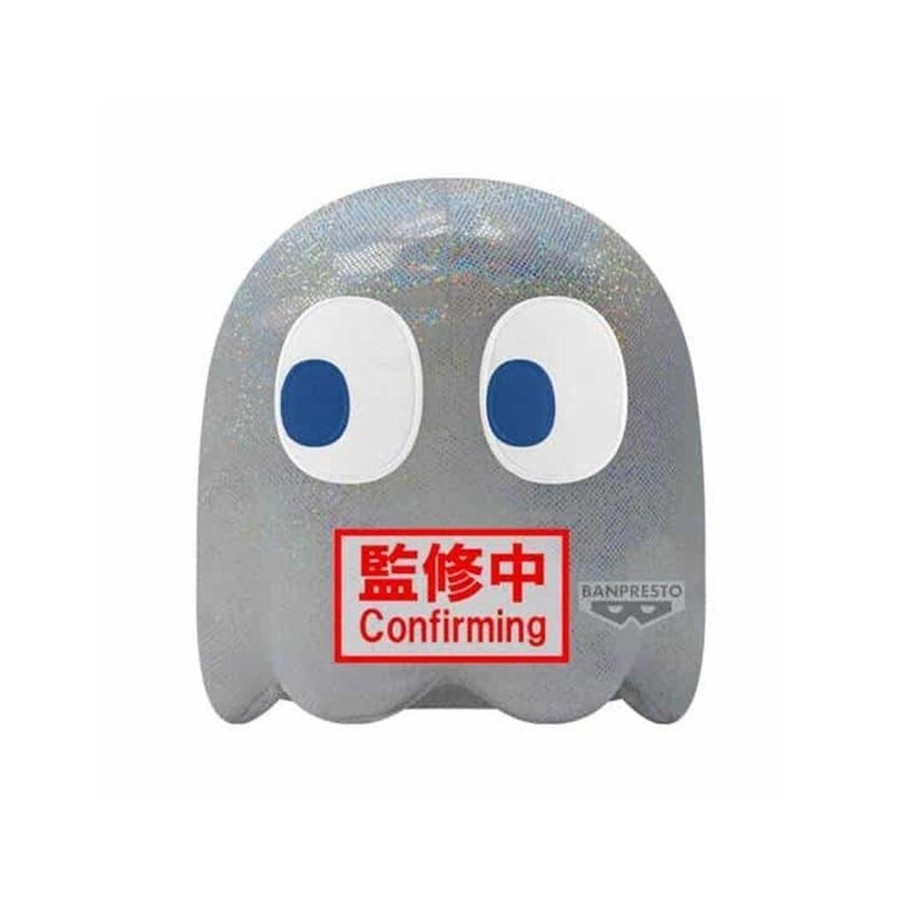 Peluche banpresto big plush pac man ghost 45th anniversary 20cm