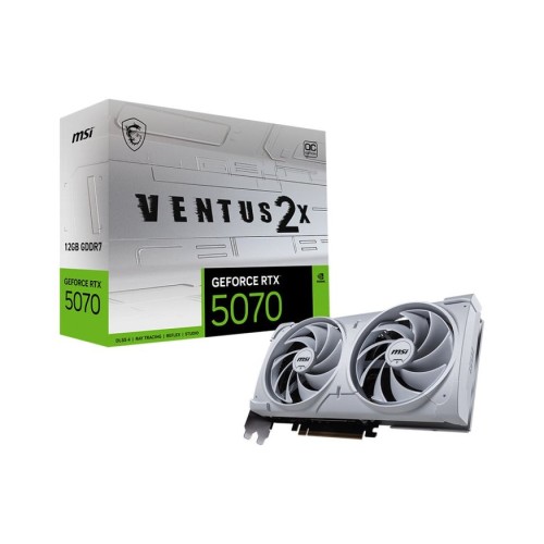 Tarjeta grafica msi rtx 5070 12g ventus 2x oc white