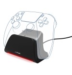 Base de carga rapida para ps5 gxt 255 negro trust soporte de carga rápida / indicadores lumínicos