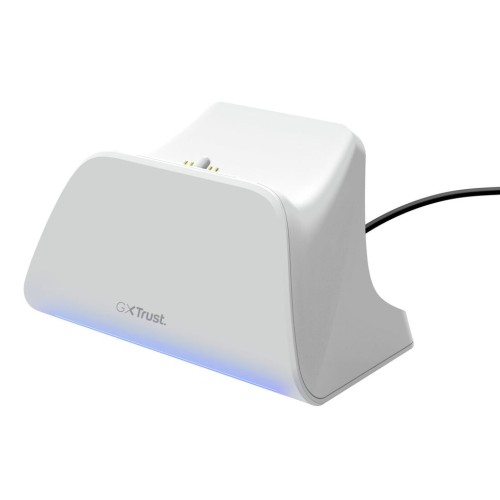 Base de carga rapida para ps5 gxt 255 blanco trust soporte de carga rápida / indicadores lumínicos