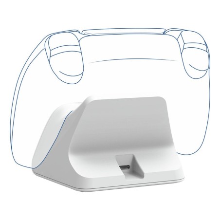 Base de carga rapida para ps5 gxt 255 blanco trust soporte de carga rápida / indicadores lumínicos