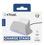 Base de carga rapida para ps5 gxt 255 blanco trust soporte de carga rápida / indicadores lumínicos
