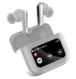Auriculares hbq yyk-q30 anc lcd plata