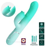 Pretty love - gigi vibrador rabbit multifunción verde agua