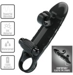 Romance - funda para pene con vibración negro