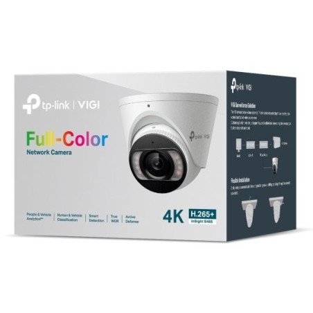 Cámara tp-link insight s485 torreta de seguridad cctv exterior 3840 x 2160 pixeles techo