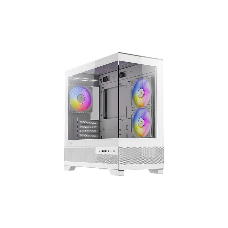 Caja pc antec cx500m argb mini tower blanco 0-761345-10144-8