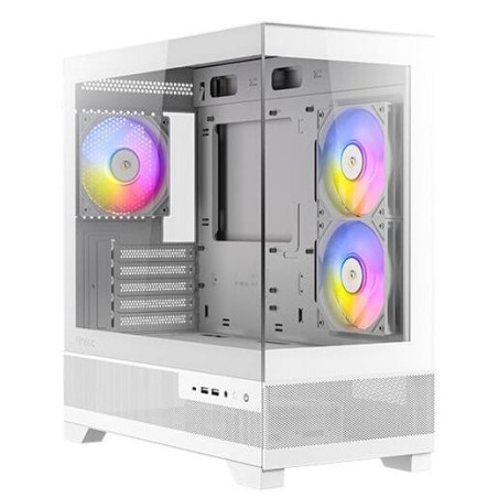 Caja pc antec cx500m argb mini tower blanco 0-761345-10144-8
