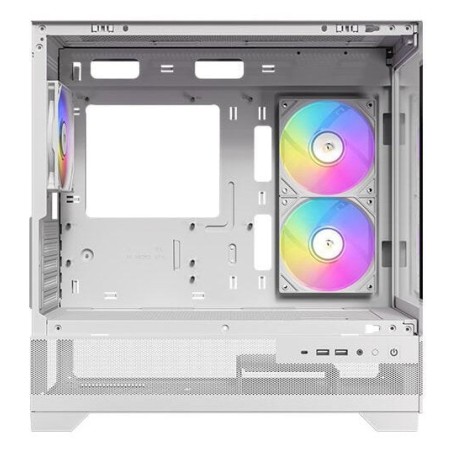Caja pc antec cx500m argb mini tower blanco 0-761345-10144-8