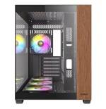 Caja pc geh antec cx800 wood argb_b midi tower negro 0-761345-10137-0