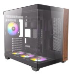 Caja pc geh antec cx800 wood argb_b midi tower negro 0-761345-10137-0