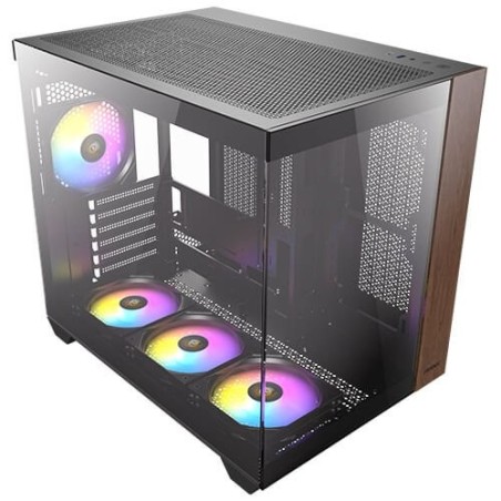 Caja pc geh antec cx800 wood argb_b midi tower negro 0-761345-10137-0