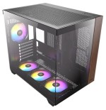 Caja pc geh antec cx800 wood argb_b midi tower negro 0-761345-10137-0