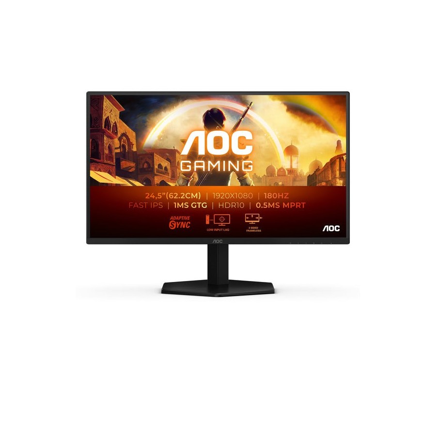 Monitor aoc g4 25g42e (24.5") 1920 x 1080 pixeles full hd led negro, rojo
