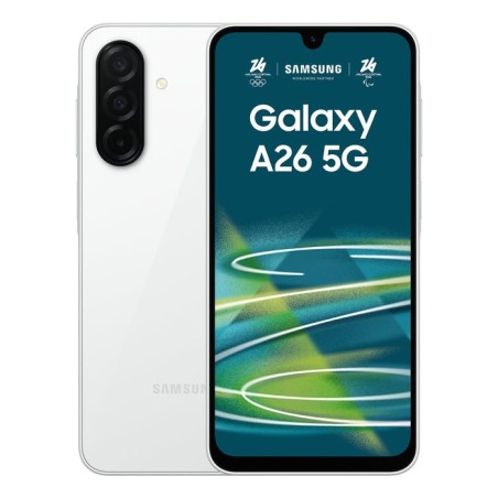 Smartphone samsung galaxy a26 5g a266 dual sim 6gb ram 128gb - white