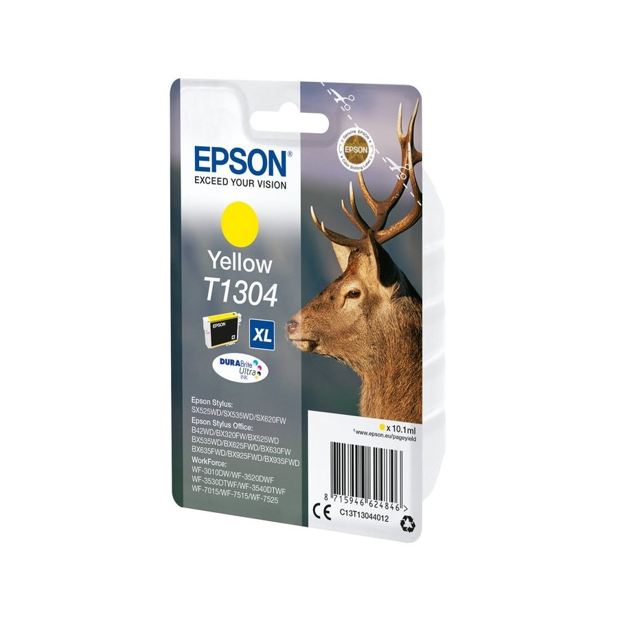 Tinta original epson t1304 xl alta capacidad amarillo