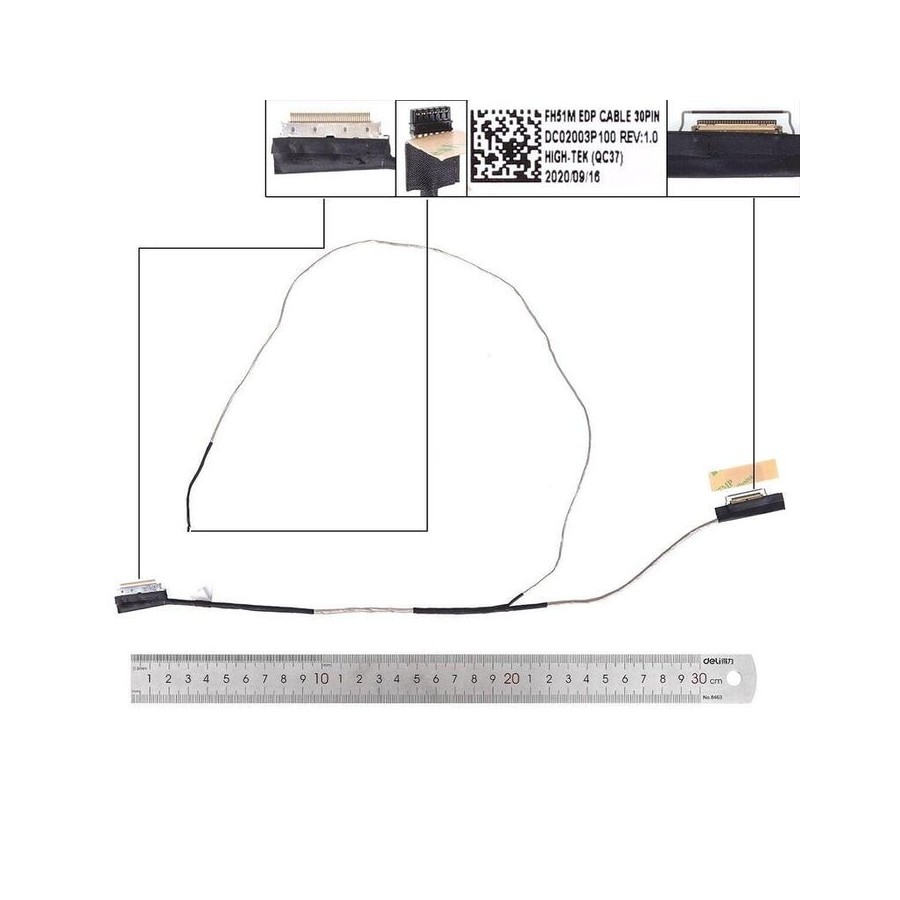 Cable lcd led acer an515 44 45 55 57 30pin 0.5. dc02003p100 50.q7kn2.011