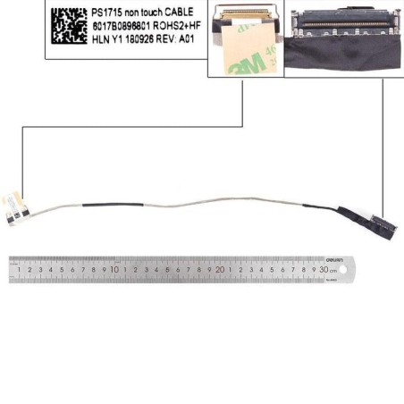 Cable lcd led hp 850 855 750 755 g5 zbook 15u ps1715 sin táctil. 6017b0896801