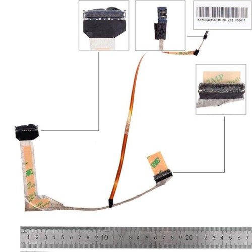 Cable lcd led msi ge75 gp75 gl75 we75 ms 17e3 ms17e2 40pin 0.4. k1n 3040150 j36