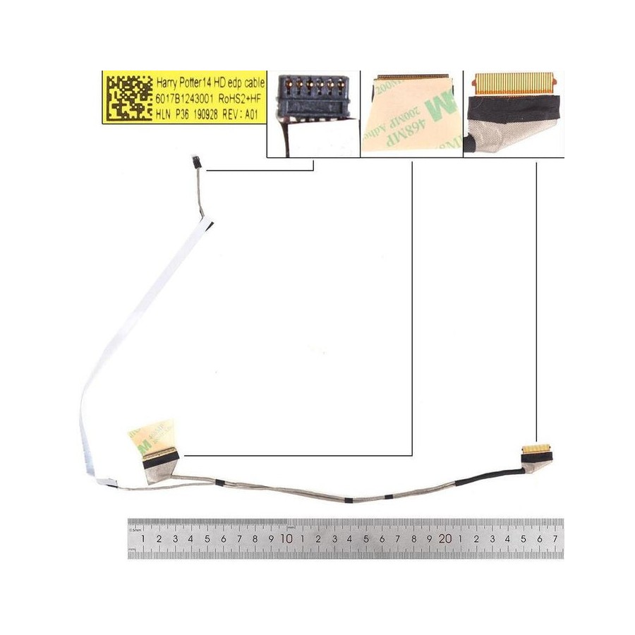 Cable lcd led hp 14 dk 14 cf 14 cg 40 pines. 6017b1243001