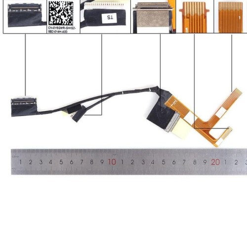 Cable lcd led dell 7568 xps13 9365 p71g 40pin 0.4 qhd. 0y6gmr dc02c00dk00